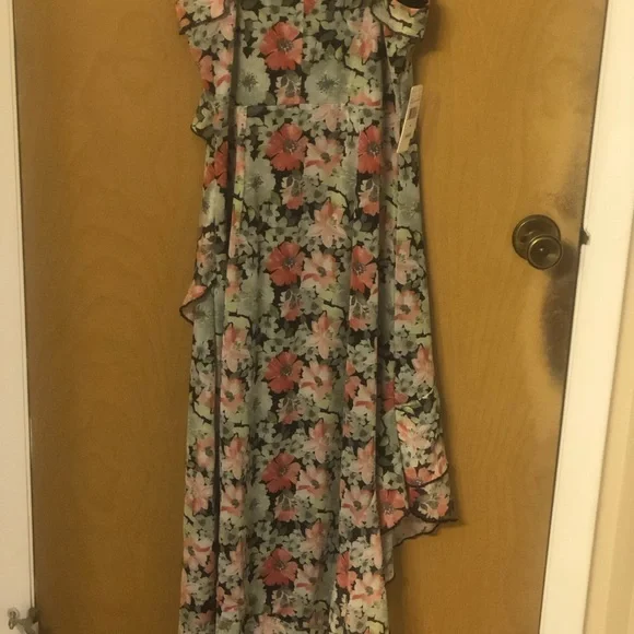 NWT Juniors No Comment Crista Asymmetrical Mesh Midi-Slip Dress size medium - Picture 11 of 11